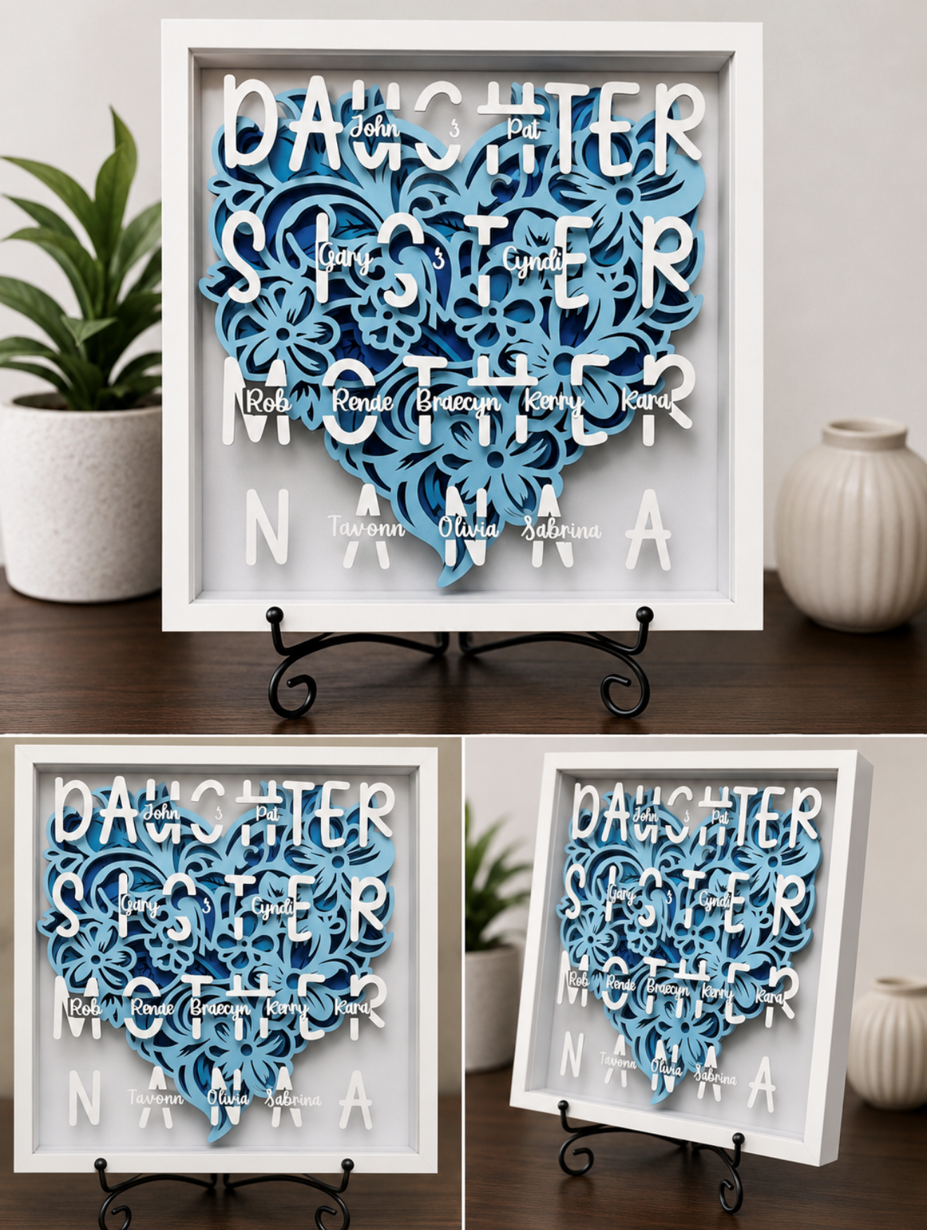 Layered Shadow Box Decor